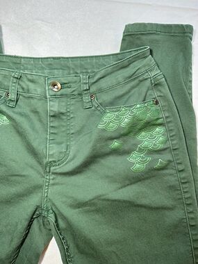 Destination Disney Little Mermaid Skinny Jeans, Green Size 5